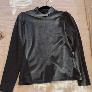 White House Black Market Charcoal Turtleneck